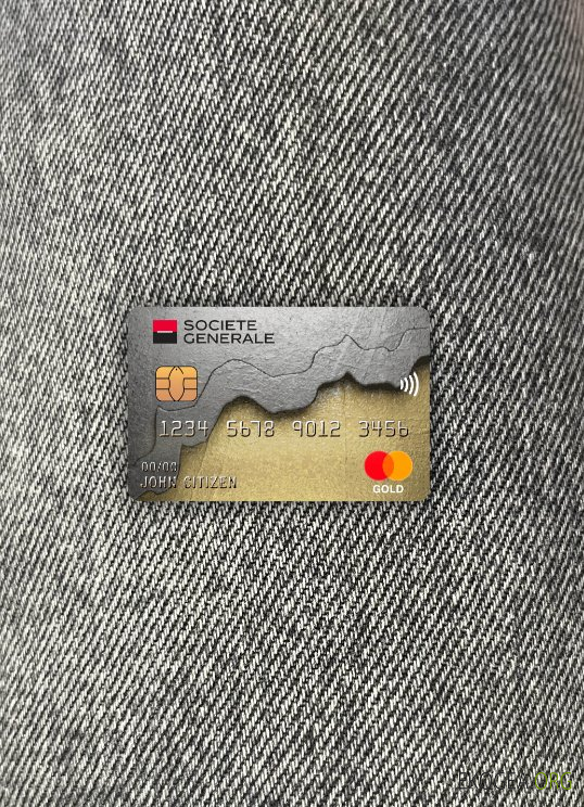 France Société générale banque mastercard photolook recto